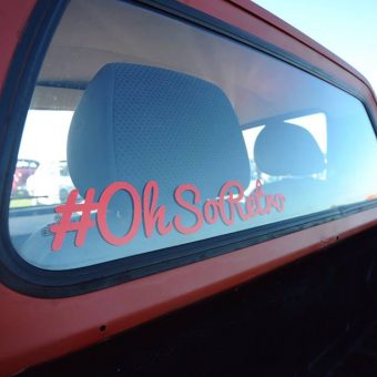 Large Swirly #OhSoRetro Vinyl 400mm - Image 5