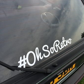 Large Swirly #OhSoRetro Vinyl 400mm