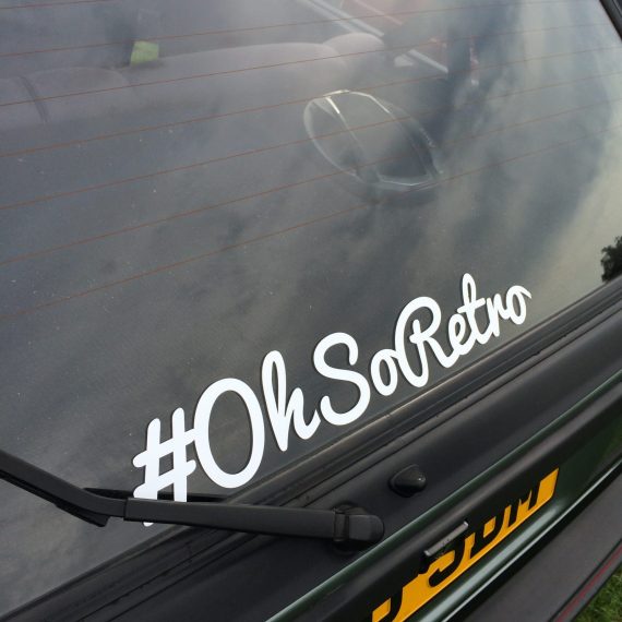 Large Swirly #OhSoRetro Vinyl 400mm