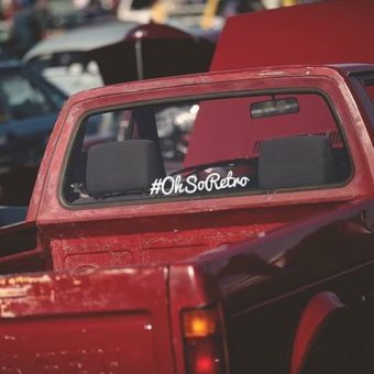 Large Swirly #OhSoRetro Vinyl 400mm - Image 2