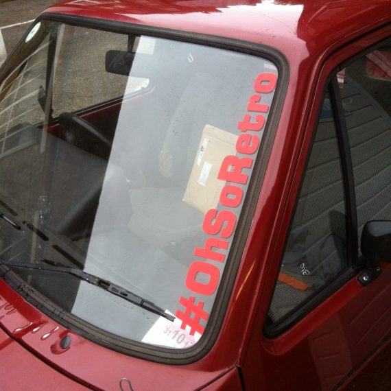 Large #OhSoRetro Vinyl 500mm