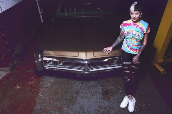 Tie Dye Oval Logo TShirt - Image 3