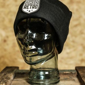 OhSoRetro Crest Leather Patch Beanies (Various Colours) - Image 2