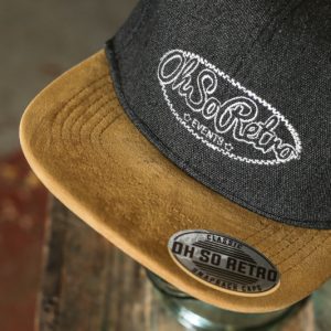 Suede Peaked Snapbacks