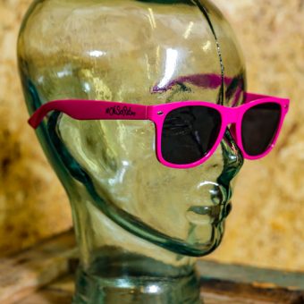 #OhSoRetro Rose Pink Plastic Sunglasses