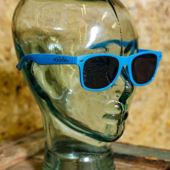#OhSoRetro Sky Blue Plastic Sunglasses