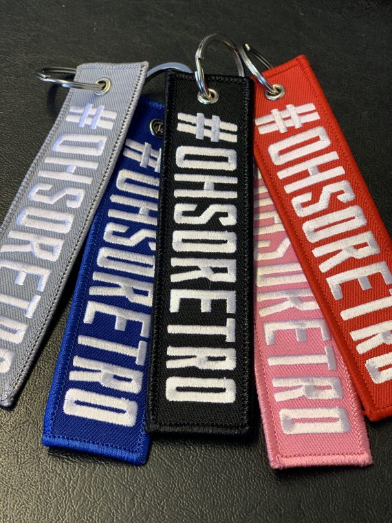 Flight Tag Keyrings (5 Colours Available)