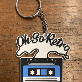 Cassette #OhSoRetro Keyring