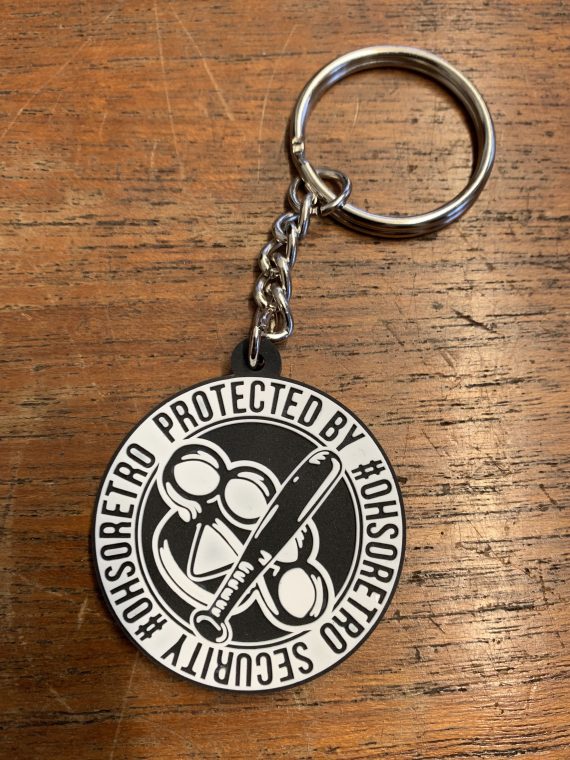 Security Logo #OhSoRetro Keyring