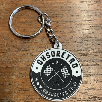 Round Logo #OhSoRetro Keyring