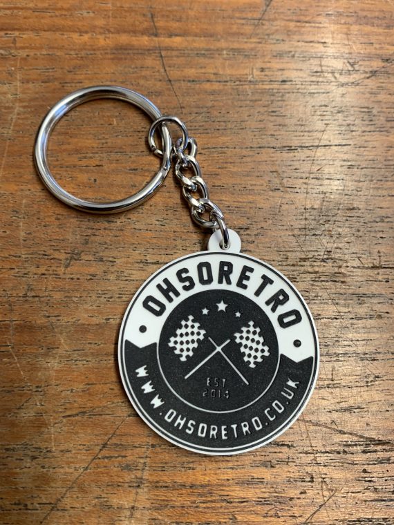 Round Logo #OhSoRetro Keyring