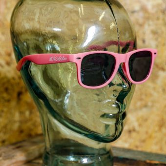 #OhSoRetro Pale Pink Plastic Sunglasses