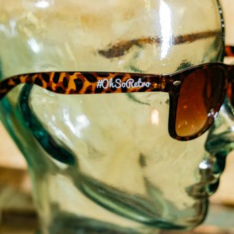 #OhSoRetro Tortoise Shell Plastic Sunglasses - Image 2