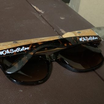 #OhSoRetro Tortoise Shell Plastic Sunglasses - Image 4