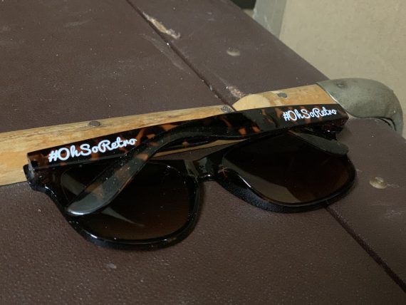 #OhSoRetro Tortoise Shell Plastic Sunglasses - Image 4