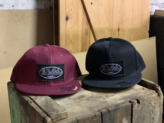 Rectangle Patch Snapbacks (Black or Burgundy) - Image 3