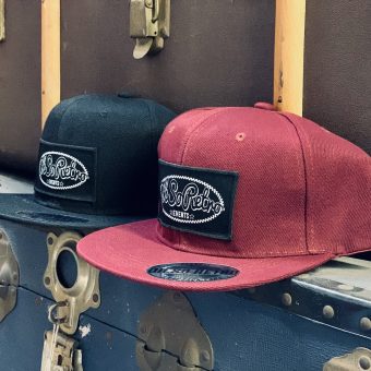 Rectangle Patch Snapbacks (Black or Burgundy) - Image 2