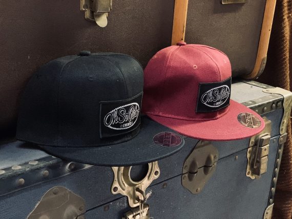 Rectangle Patch Snapbacks (Black or Burgundy) - Image 4