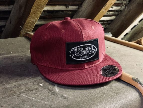 Rectangle Patch Snapbacks (Black or Burgundy) - Image 5