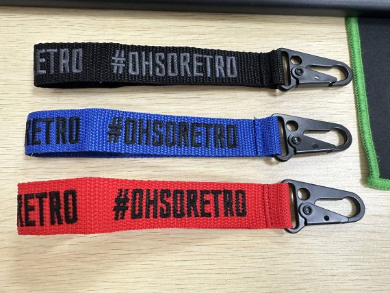 #OhSoRetro Embroidered Shorty Lanyards - Image 3