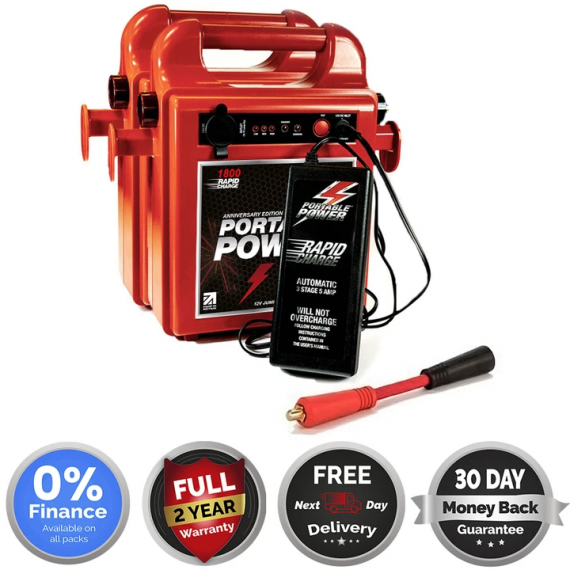 Portable Power 1800RC Dual Pack With Free 24v Connector