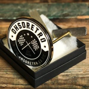 Round Logo Enamel Grill Badge