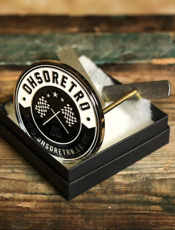 Round Logo Enamel Grill Badge