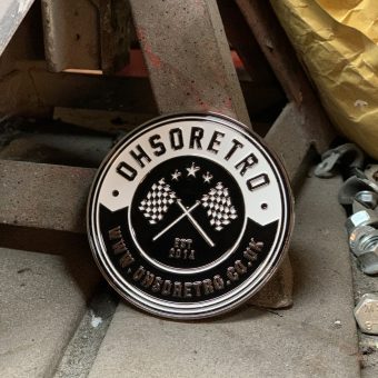 Round Logo Enamel Grill Badge - Image 4