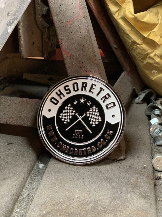 Round Logo Enamel Grill Badge - Image 4