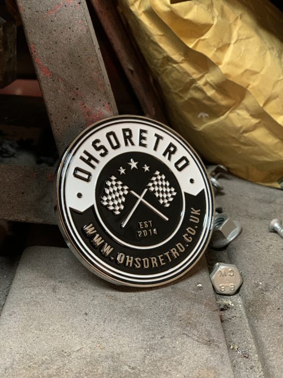Round Logo Enamel Grill Badge - Image 5
