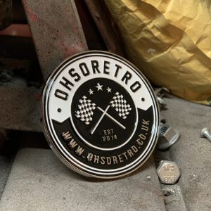 Round Logo Enamel Grill Badge - Image 5