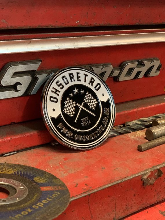 Round Logo Enamel Grill Badge - Image 6