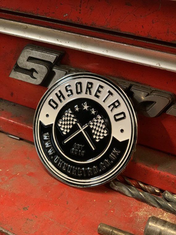 Round Logo Enamel Grill Badge - Image 3