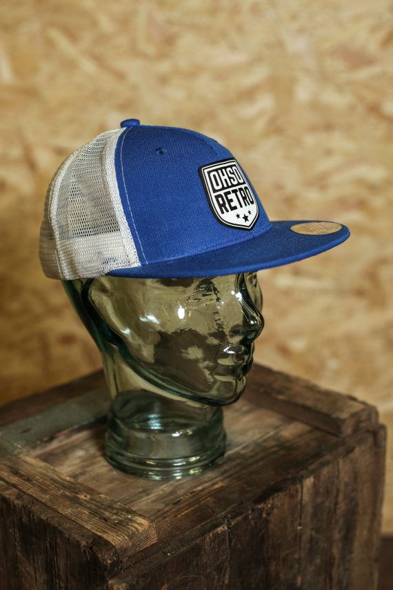 OhSoRetro Crest Leather Patch Trucker Caps (Various Colours) - Image 3