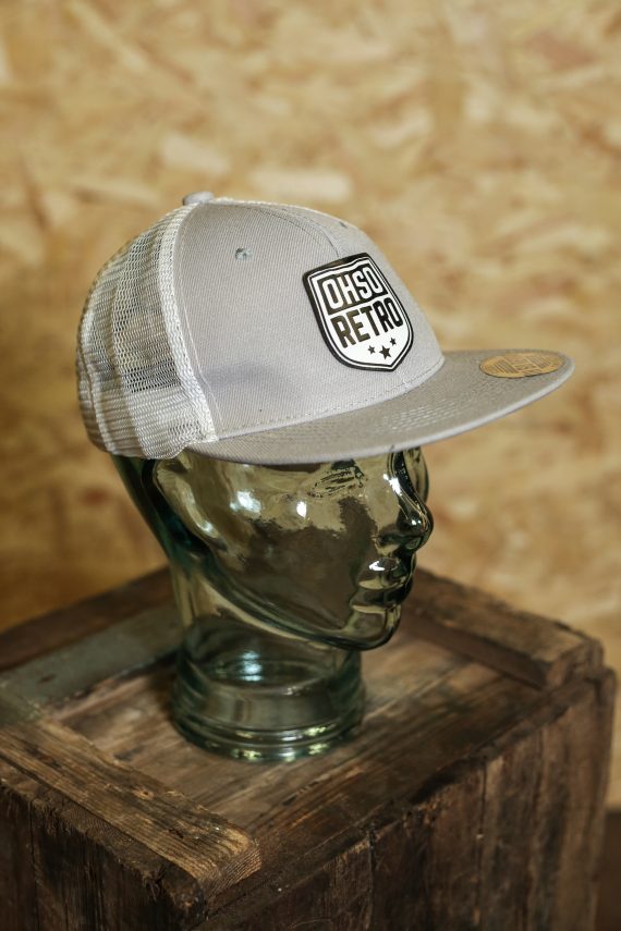 OhSoRetro Crest Leather Patch Trucker Caps (Various Colours) - Image 5