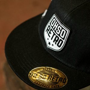 OhSoRetro Crest Leather Patch Trucker Caps (Various Colours)