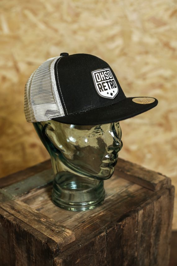 OhSoRetro Crest Leather Patch Trucker Caps (Various Colours) - Image 7