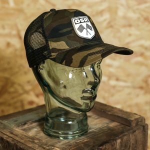 Camo OSR Flag Leather Patch Trucker Caps - Image 2