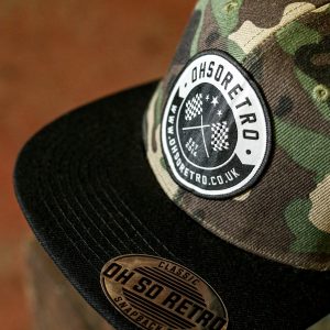 Camo Round Patch Snapback