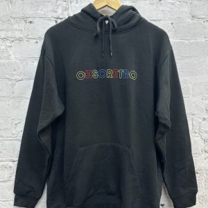 OhSoRetro Multi Coloured Embroidered Hoody - Image 5