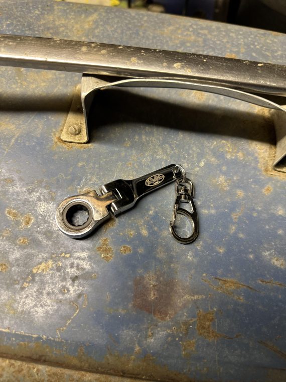 10mm Ratchet Spanner Keyring - Image 6