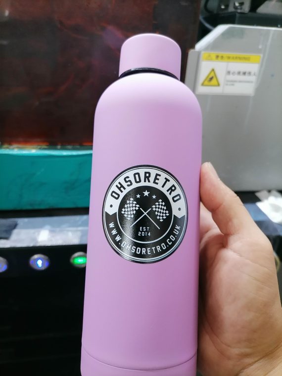 Round Logo Thermos Bottle - Image 13