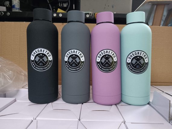 Round Logo Thermos Bottle - Image 15