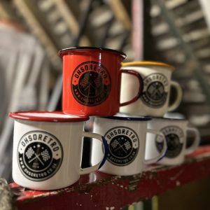 Round Logo Enamel Mugs - Image 3