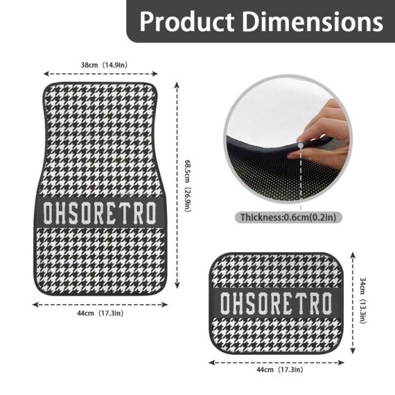 #OhSoRetro Universal Floor Mats - Image 4