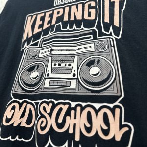 Keeping it Old School Boom Box Tshirt - Image 2