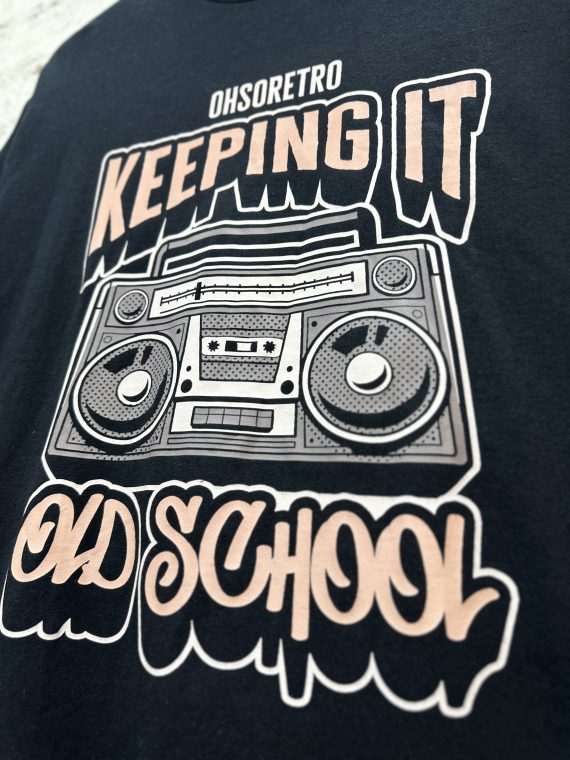 Keeping it Old School Boom Box Tshirt - Image 2