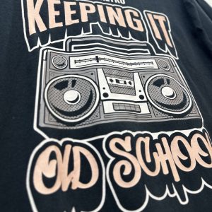 Keeping it Old School Boom Box Tshirt - Image 5