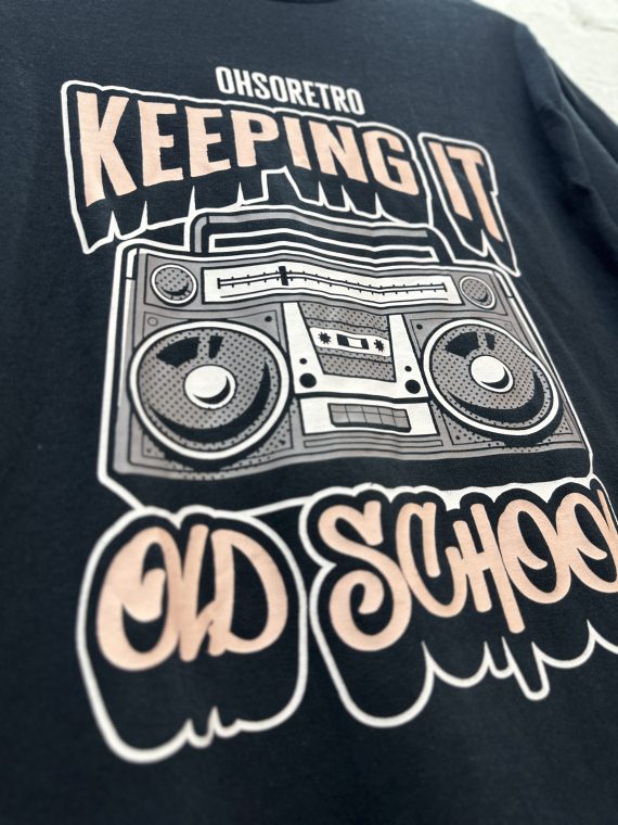 Keeping it Old School Boom Box Tshirt - Image 5