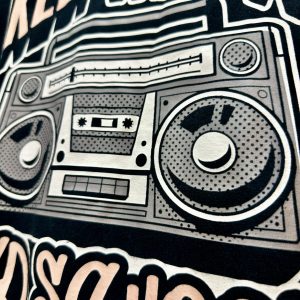 Keeping it Old School Boom Box Tshirt - Image 6